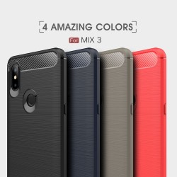 Xiaomi Mi Mix 3 Carbon Fiber Калъф и Протектор