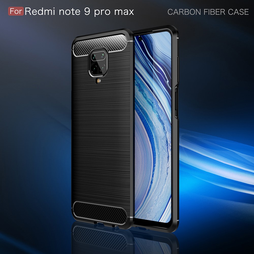 Xiaomi Redmi Note 9 Pro Max Carbon Fiber Калъф и Протектор