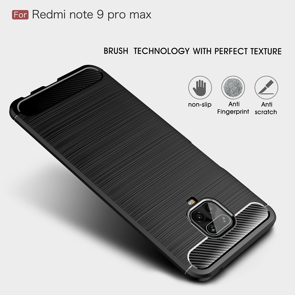 Xiaomi Redmi Note 9 Pro Max Carbon Fiber Калъф и Протектор