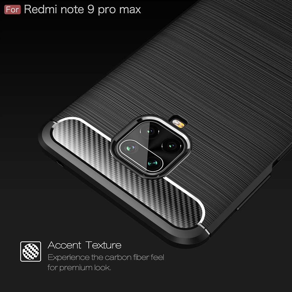 Xiaomi Redmi Note 9 Pro Max Carbon Fiber Калъф и Протектор