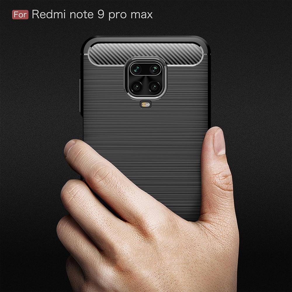 Xiaomi Redmi Note 9 Pro Max Carbon Fiber Калъф и Протектор