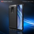 Xiaomi Redmi Note 9/Redmi 10X 4G Удароустойчив Carbon Fiber Калъф и Протектор