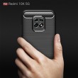 Xiaomi Redmi 10X 5G Удароустойчив Carbon Fiber Калъф и Протектор