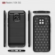 Xiaomi Redmi 10X 5G Удароустойчив Carbon Fiber Калъф и Протектор