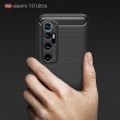 Xiaomi Mi 10 Ultra Удароустойчив Carbon Fiber Калъф и Протектор