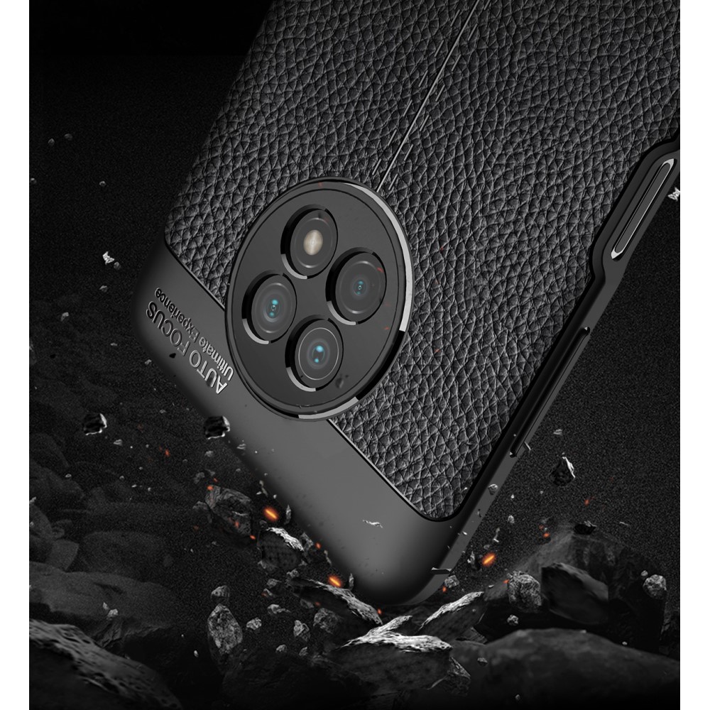 Xiaomi Redmi Note 9 5G / Note 9T 5G Удароустойчив Litchi Skin Калъф и Протектор