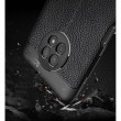 Xiaomi Redmi Note 9 5G / Note 9T 5G Удароустойчив Litchi Skin Калъф и Протектор