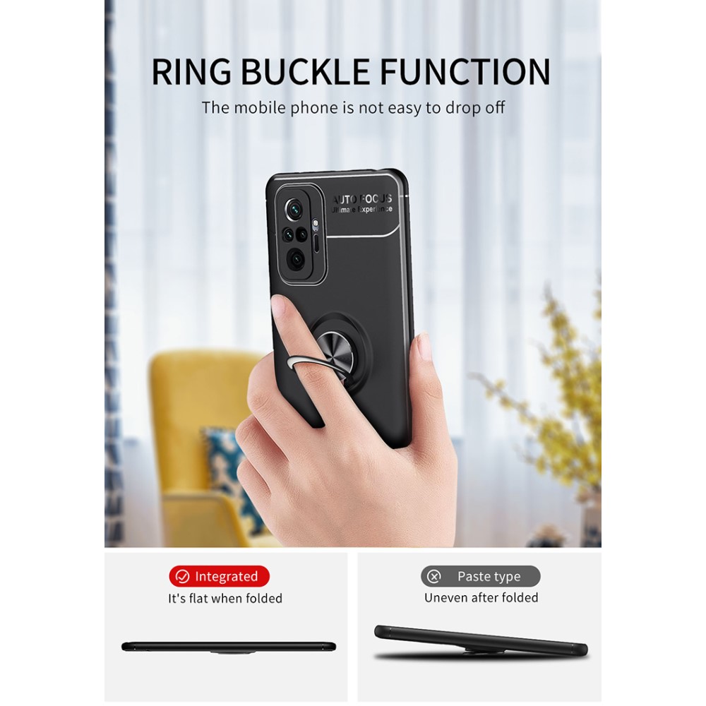 Xiaomi Redmi Note 10 Pro Max/Note 10 Pro /Note 10 Pro  Удароустойчив Ring Holder Калъф и Протектор