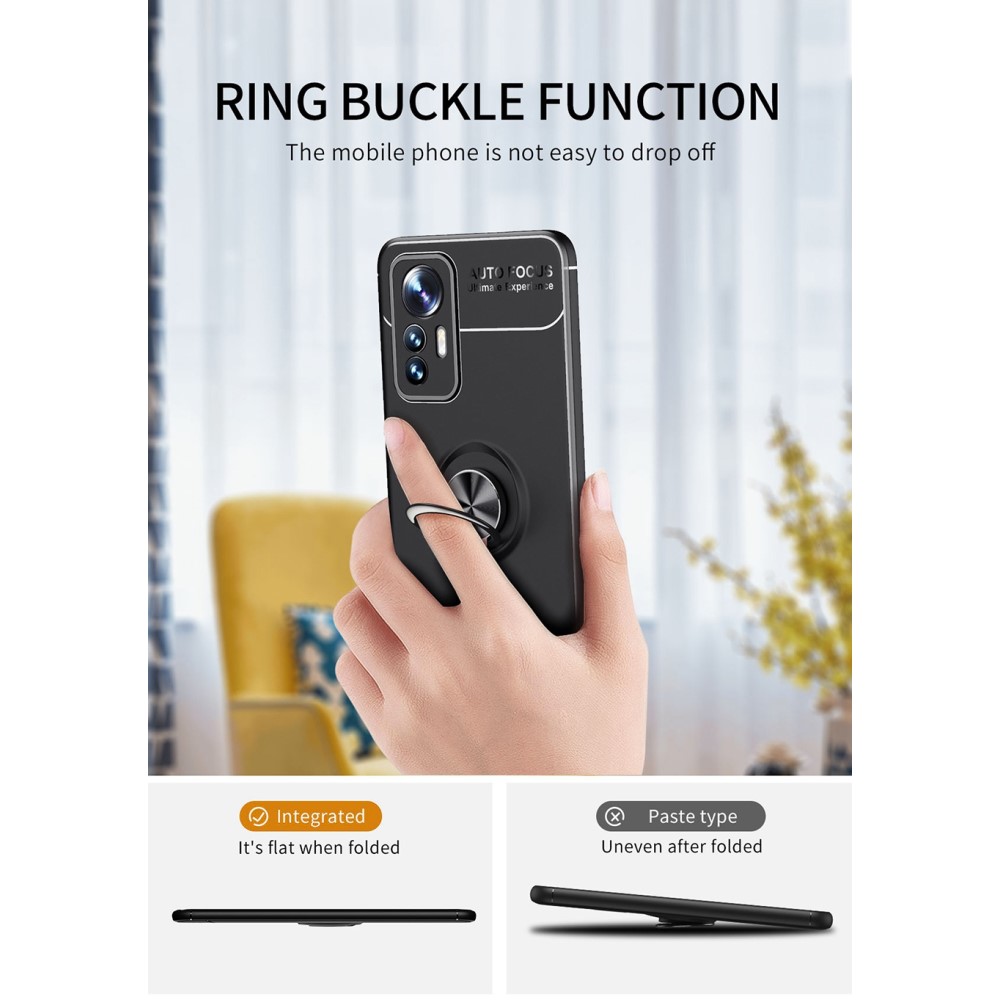 Xiaomi 12 Lite Удароустойчив Ring Holder Калъф и Протектор