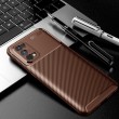Realme 7 Pro Удароустойчив Carbon Fiber Калъф и Протектор