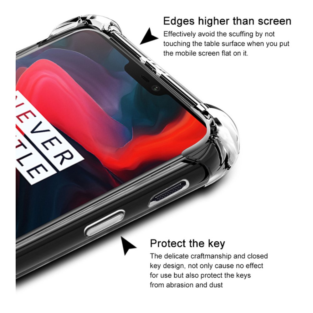 OnePlus 6  IMAK Силиконов Калъф и Протектор