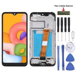 LCD Дисплей и Тъч Скрийн с Рамка за Samsung Galaxy A01