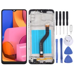 LCD Дисплей и Тъч Скрийн с Рамка за Samsung Galaxy A20s 