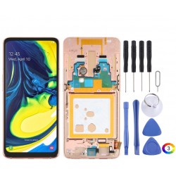 LCD Дисплей и Тъч Скрийн с Рамка за Samsung Galaxy A80