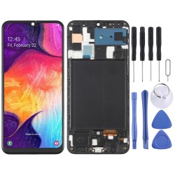LCD Дисплей и Тъч Скрийн с Рамка за Samsung Galaxy A50 SM-A505