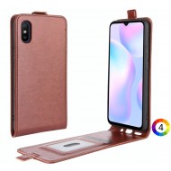 Xiaomi Redmi 9A Флип Кожен Калъф и Протектор