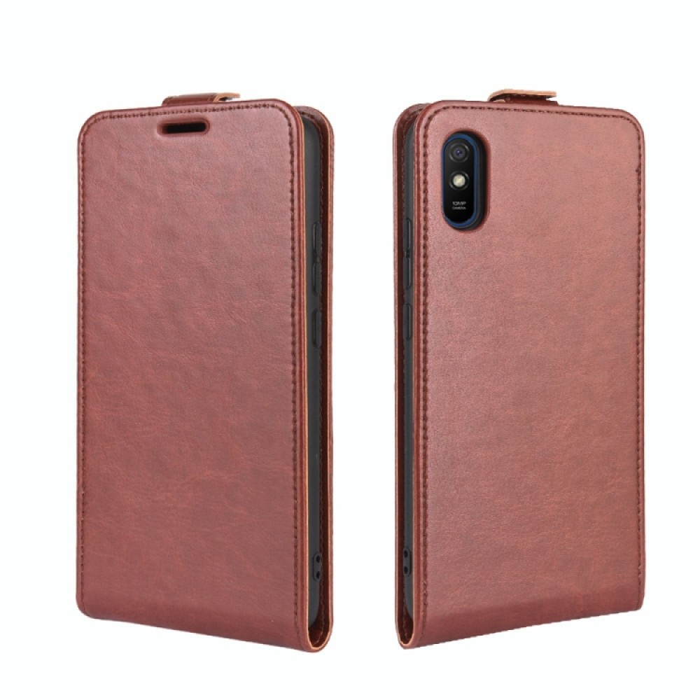 Xiaomi Redmi 9A Флип Кожен Калъф и Протектор