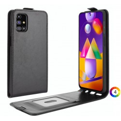 Samsung Galaxy M31s R64 Flip3 Кожен Калъф и Протектор