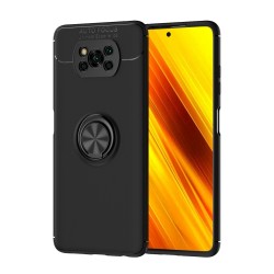 Xiaomi Poco X3 NFC Удароустойчив Metal Ring Калъф и Протектор