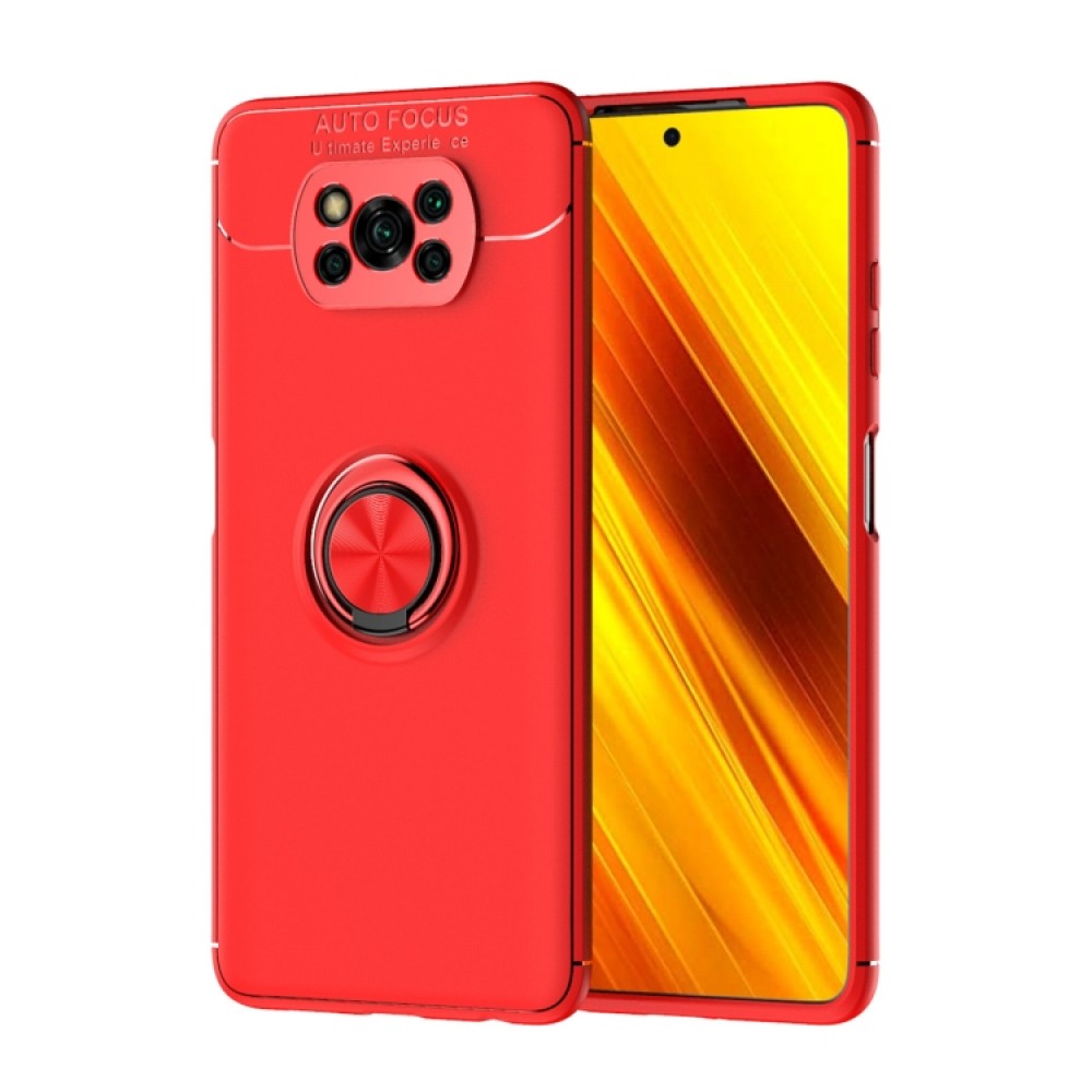 Xiaomi Poco X3 NFC Удароустойчив Metal Ring Калъф и Протектор