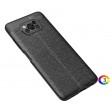 Xiaomi Poco X3 NFC Удароустойчив Litchi Skin Калъф и Протектор