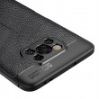 Xiaomi Poco X3 NFC Удароустойчив Litchi Skin Калъф и Протектор