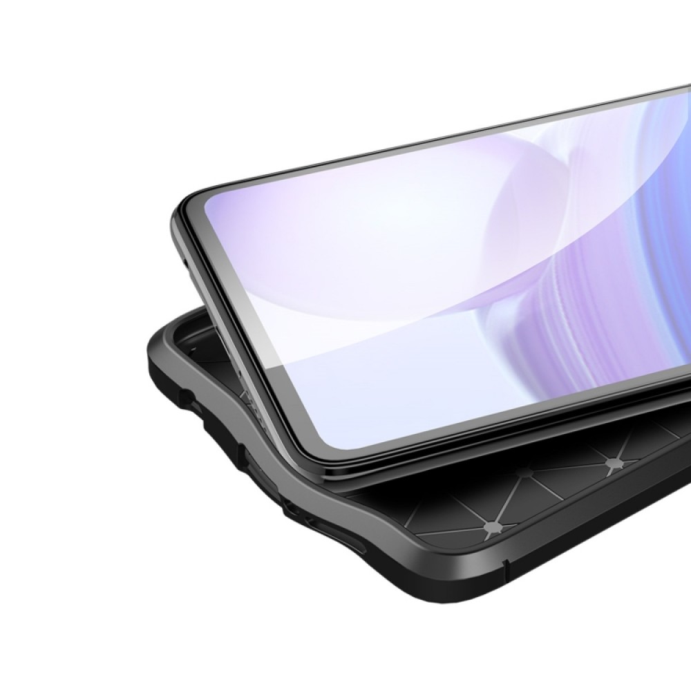 Xiaomi Poco X3 NFC Удароустойчив Litchi Skin Калъф и Протектор