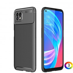 Xiaomi Poco C3 Удароустойчив Carbon Fiber Калъф и Протектор