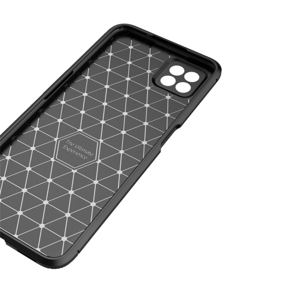 Xiaomi Poco C3 Удароустойчив Carbon Fiber Калъф и Протектор