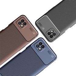 Xiaomi Poco C3 Удароустойчив Carbon Fiber Калъф и Протектор