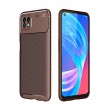 Xiaomi Poco C3 Удароустойчив Carbon Fiber Калъф и Протектор