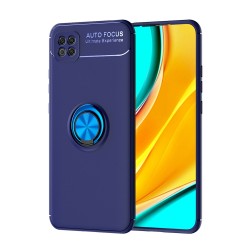 Xiaomi Poco C3 Удароустойчив Ring Holder Калъф и Протектор