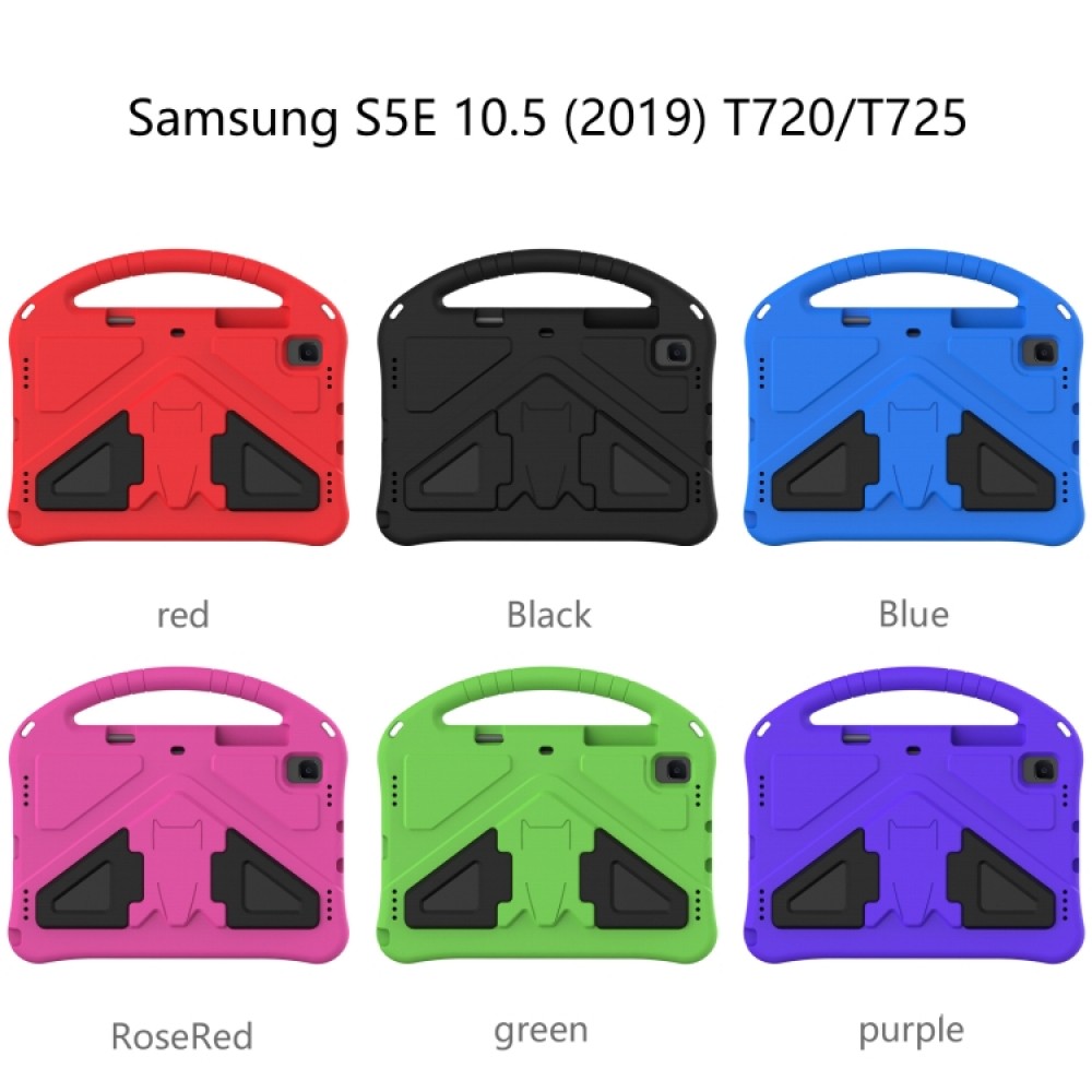 Samsung Galaxy Tab S5e T720/T725  Foldable Thumb Kickstand EVA Удароустойчив Калъф и Протектор