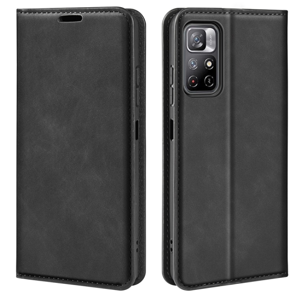 Xiaomi Redmi Note 11/Poco M4 Pro 5G Wallet Кожен Калъф и Протектор