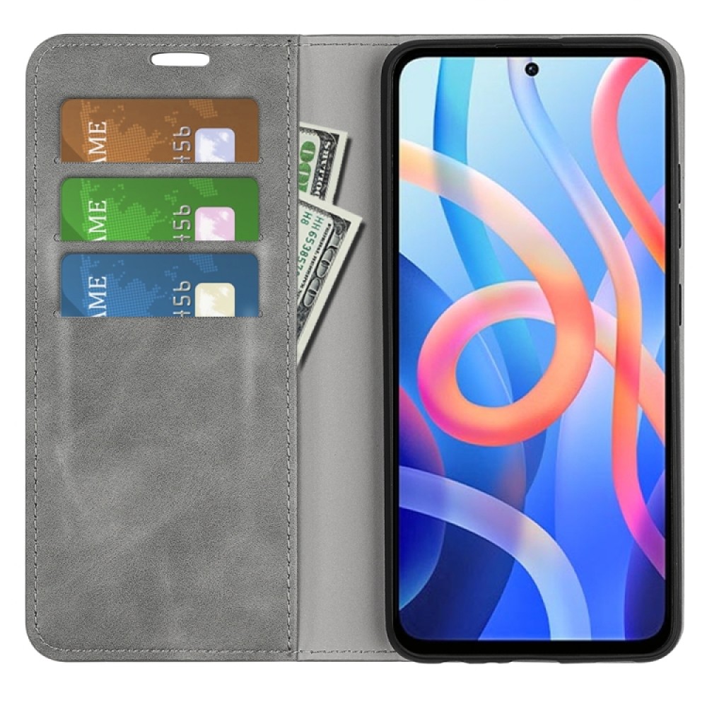 Xiaomi Redmi Note 11/Poco M4 Pro 5G Wallet Кожен Калъф и Протектор