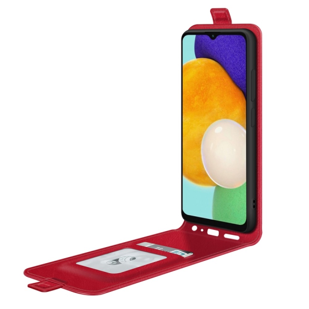 Samsung Galaxy A13 5G Flip3 Кожен Калъф и Протектор
