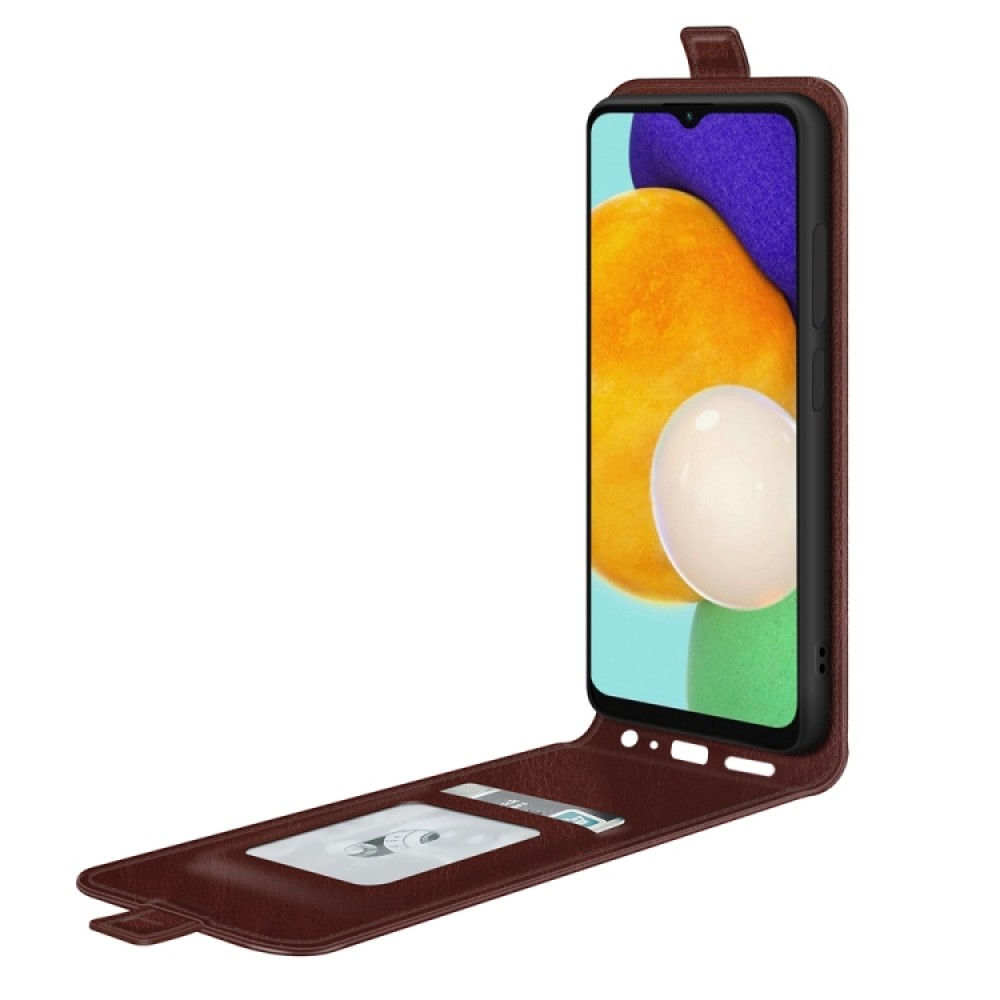 Samsung Galaxy A13 5G Flip3 Кожен Калъф и Протектор