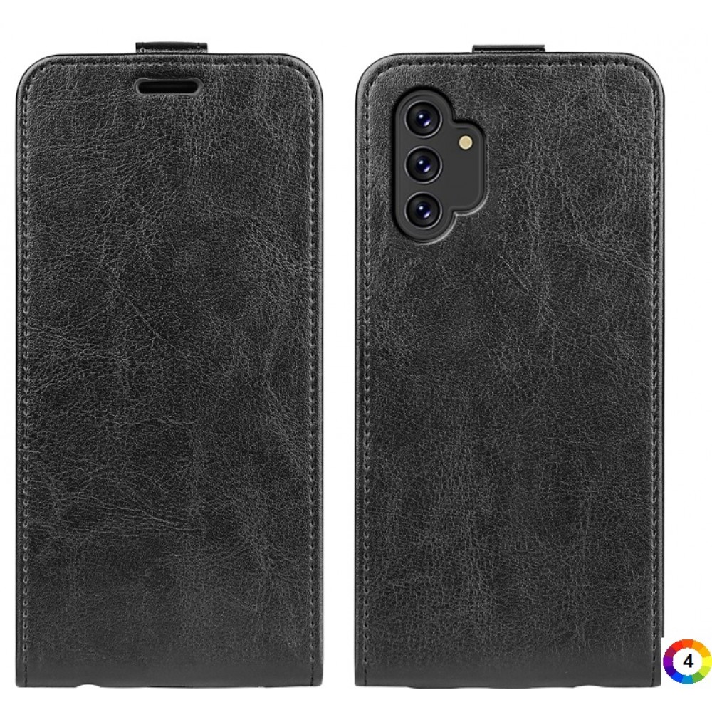 Samsung Galaxy A13 4G Flip3 Кожен Калъф и Протектор