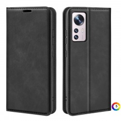 Xiaomi 12 Lite Retro-skin Magnetic Кожен Калъф и Протектор