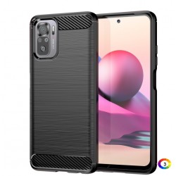 Xiaomi Poco M5s Удароустойчив Carbon Fiber Калъф и Протектор