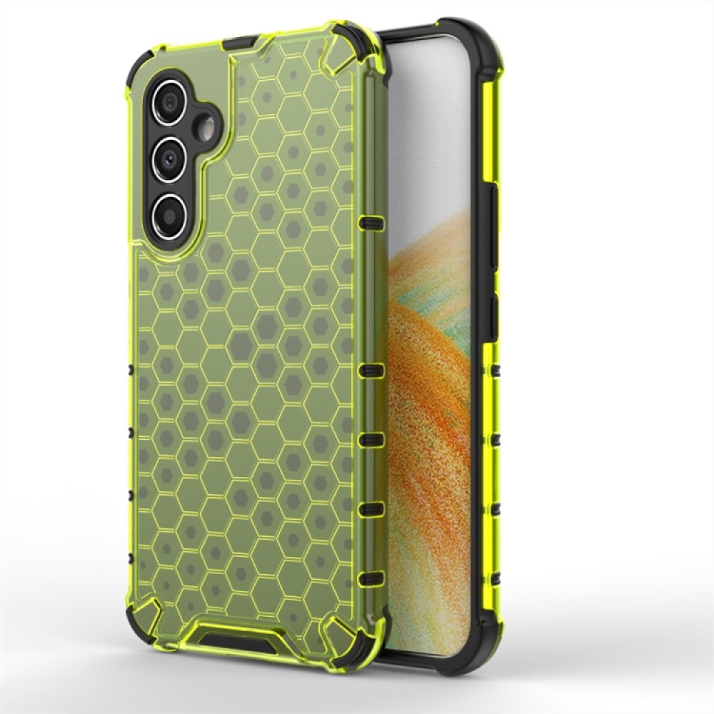 Samsung Galaxy A34 5G Силиконов Калъф Honeycomb TPU и Протектор