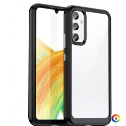 Samsung Galaxy A34 5G Силиконов Калъф Transparent TPU и Протектор