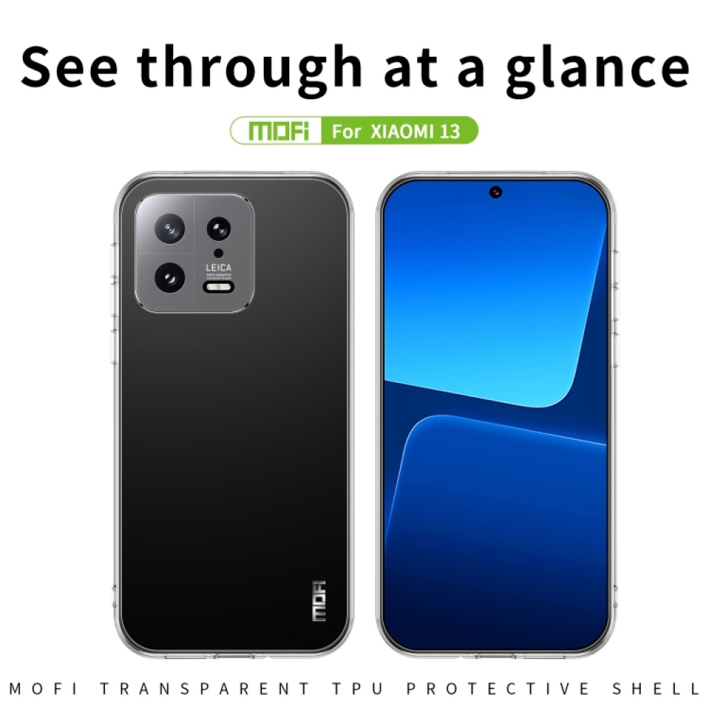 Xiaomi 13 MOFI Силиконов Калъф и Протектор