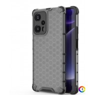 Xiaomi Poco F5 Pro Силиконов Калъф Honeycomb TPU и Протектор