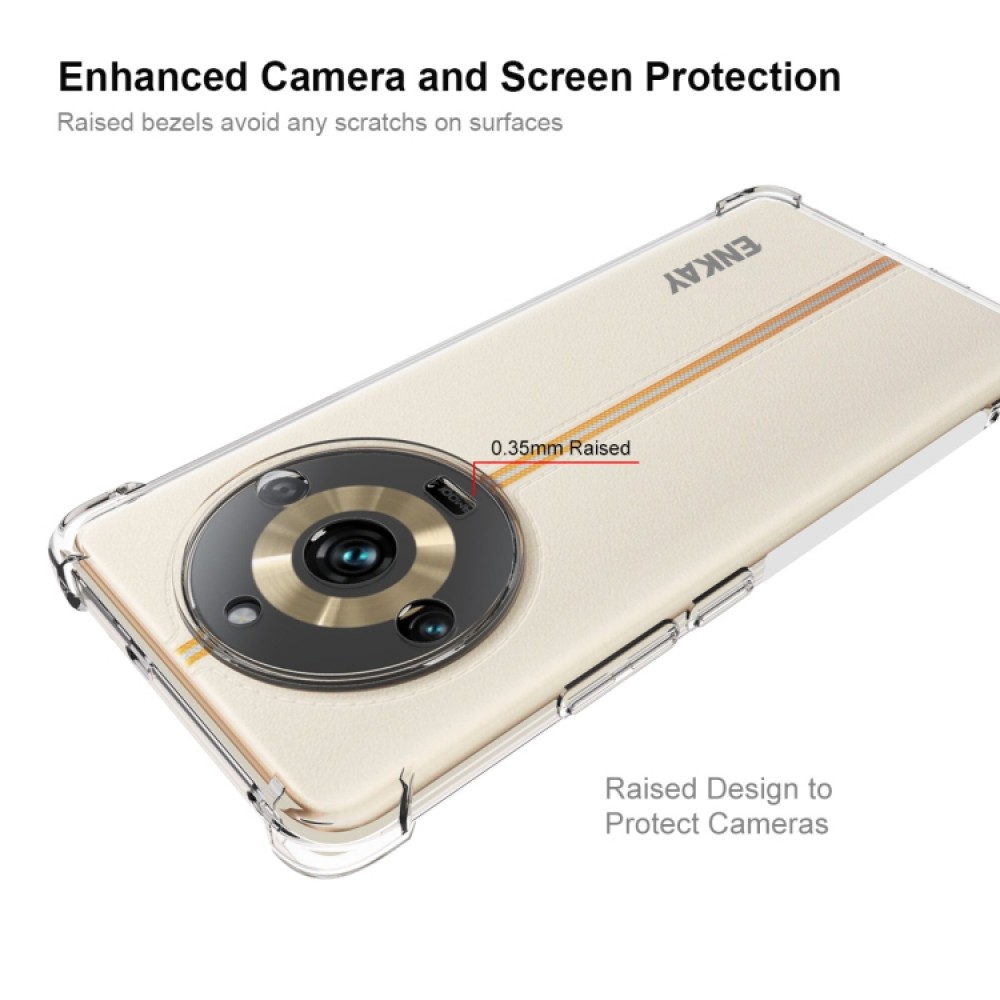 Realme 11 Pro+ 5G / 11 Pro 5G ENKAY Силиконов Калъф и Протектор