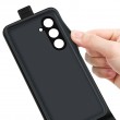 Samsung Galaxy S23 FE 5G Flip3 Кожен Калъф и Протектор
