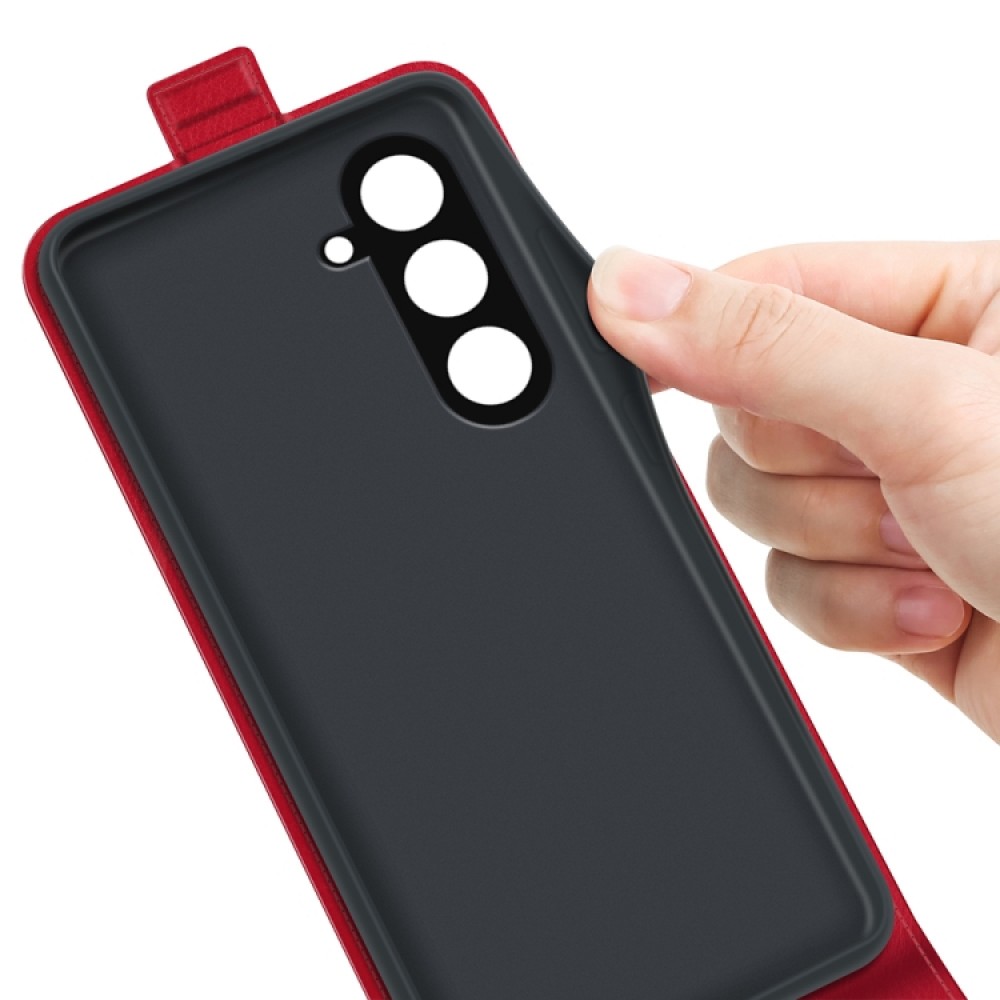 Samsung Galaxy S23 FE 5G Flip3 Кожен Калъф и Протектор