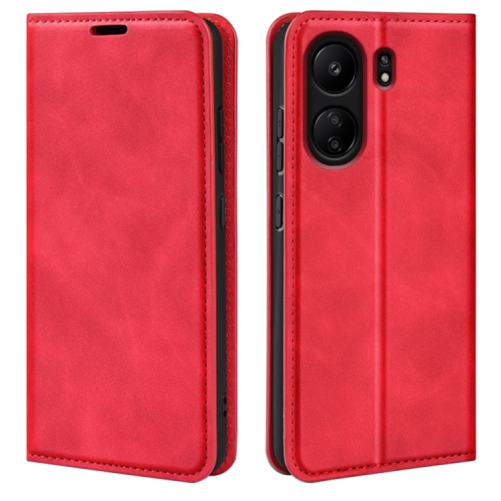 Xiaomi Redmi 13C / Poco C65 4G Magnetic Wallet Калъф и Протектор