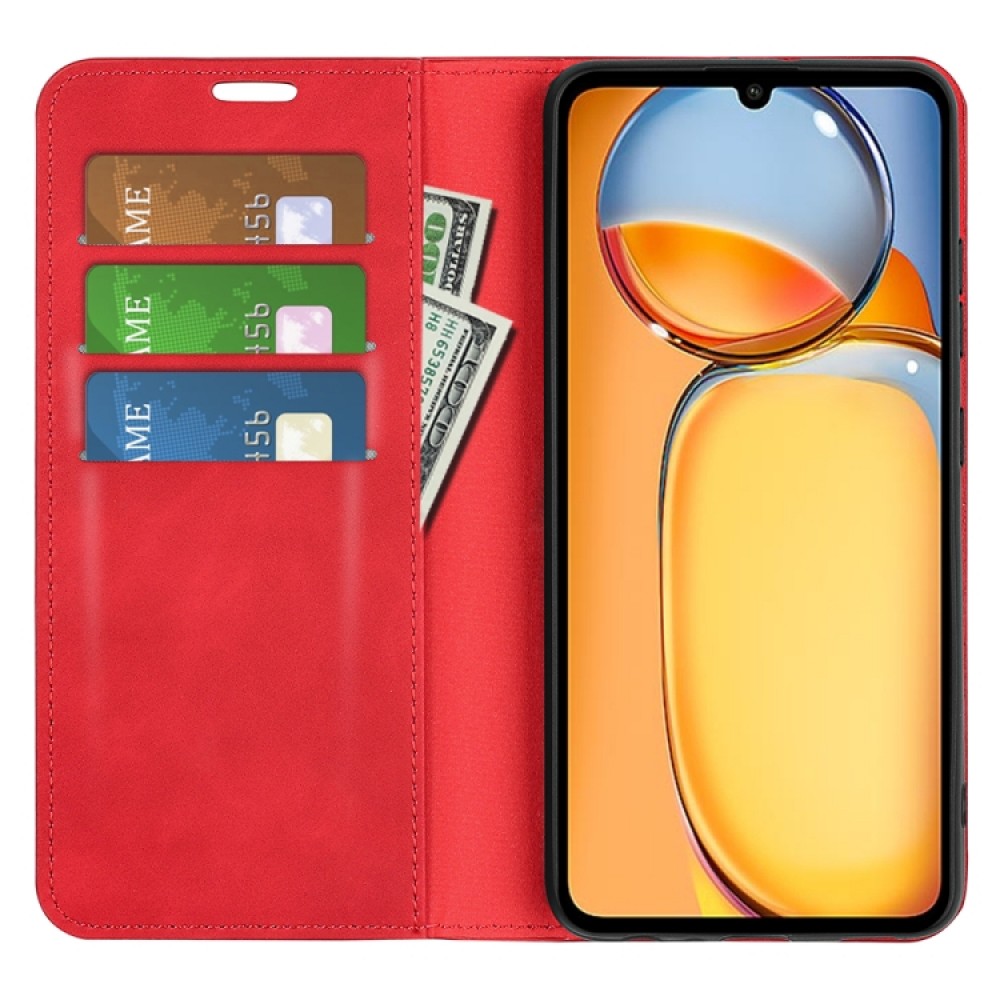 Xiaomi Redmi 13C / Poco C65 4G Magnetic Wallet Калъф и Протектор