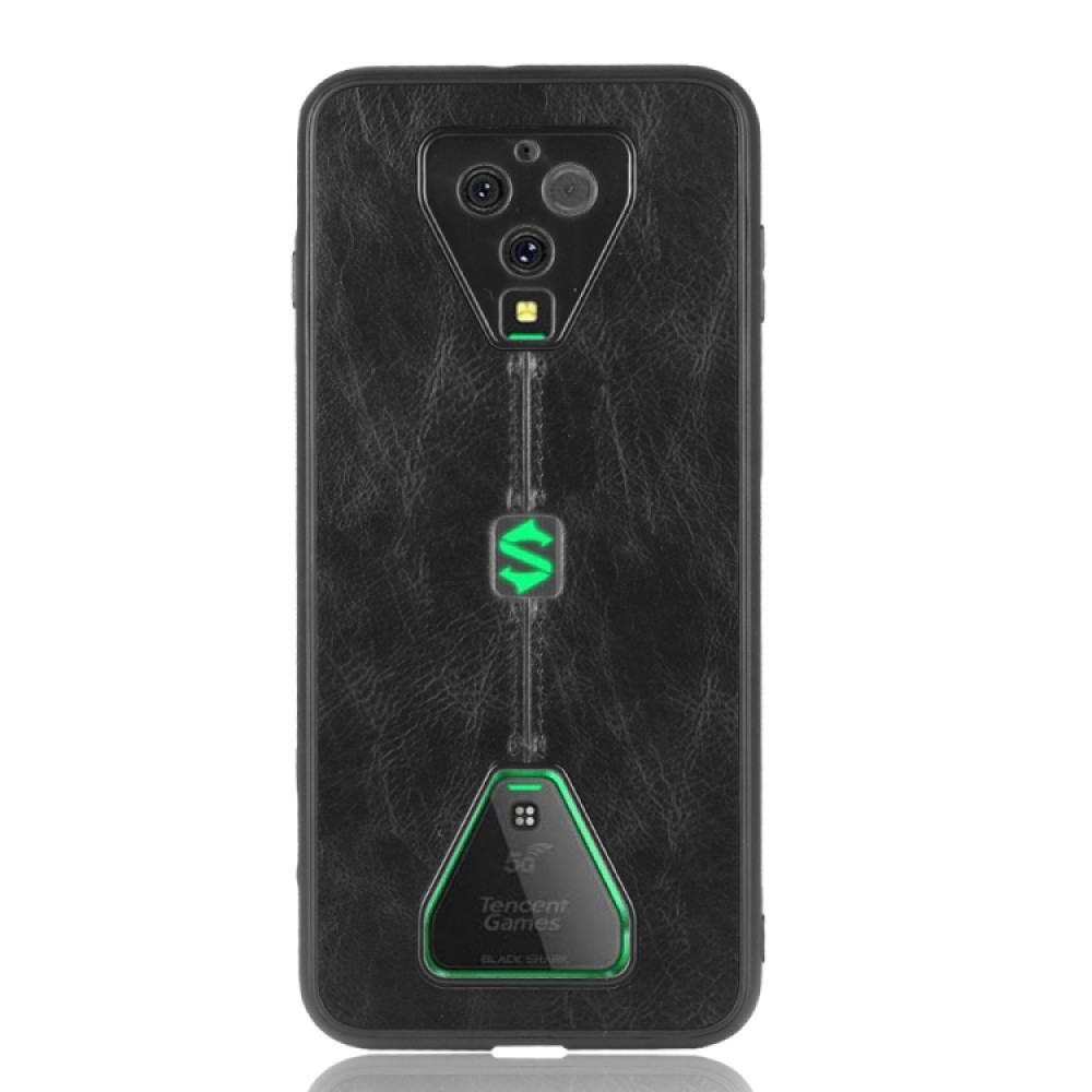 Xiaomi Black Shark 3 Pro Удароустойчив Sewing Cow Pattern Калъф и Скрийн Протектор